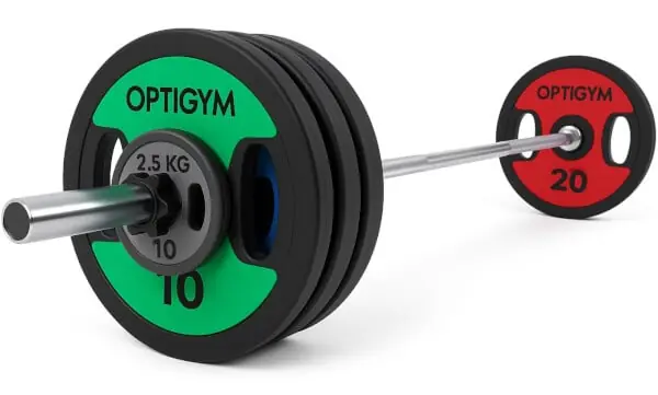 Levytankosarja painoilla ja pikalukoilla, OptiGym đ Tehdashinta