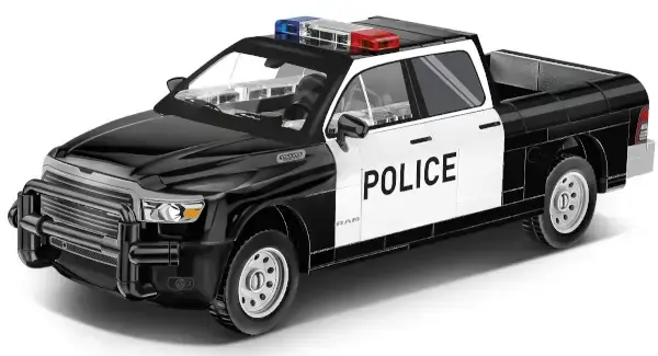 Tilaa Nyt Koottava auto Poliisiauto RAM 1500, 203 osaa, Cobi 🙂