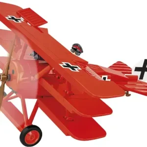 Superhinta Koottava Hävittäjälentokone Fokker Dr.1 Red Baron, 221 osaa, Cobi 🙂