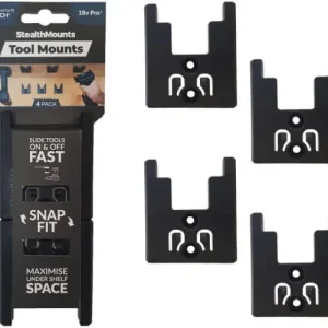 Työkalupidike Bosch akkutyökaluille, 4 kpl, Stealth Mounts 🙂 Pikatoimitus