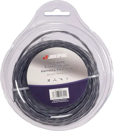 Trimmerisiima Twinstop 3,0 mm / 12 m, Jonköping 🙂 Edullinen Hinta