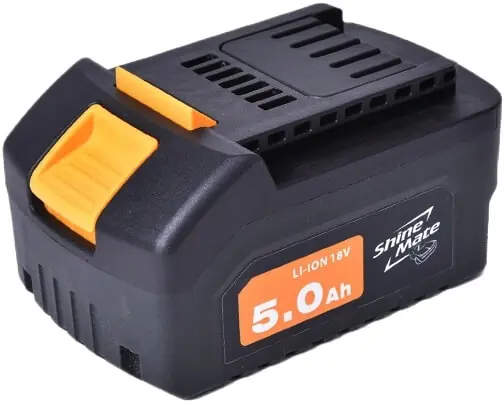 Akku 18 V 5,0 Ah Li‑ion, ShineMate 🙂 Suosittu
