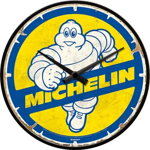 Päivän Tarjous Seinäkello Michelin Bibendum 80s 31 cm, Nostalgic Art 🙂