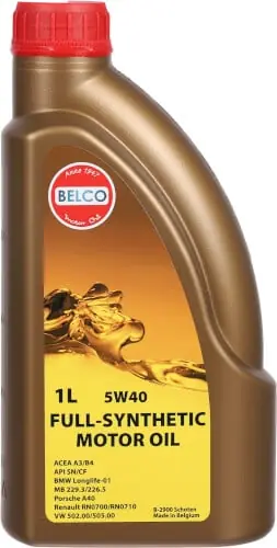 Moottoriöljy 5W-40, 1 l, Belco 🙂 Uutuus