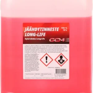 Jäähdytinneste, punainen, 10 l, GO4 🙂 Viimeinen Mahdollisuus