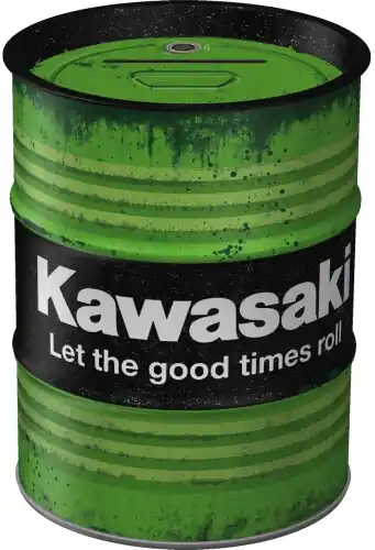 Säästölipas tynnyri Kawasaki, Nostalgic Art 🙂 Edullinen