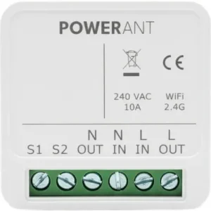 Kausialennus Pörssisähkökytkin sähkörasiaan 10 A, Powerant 🙂