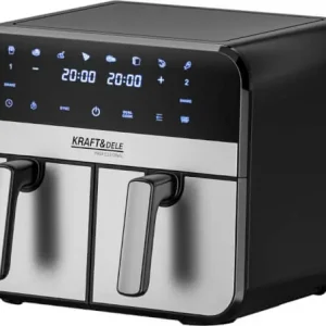 Asiakkaiden Suosikki Airfryer 9 l kahdella korilla, Kraft & Dele 🙂