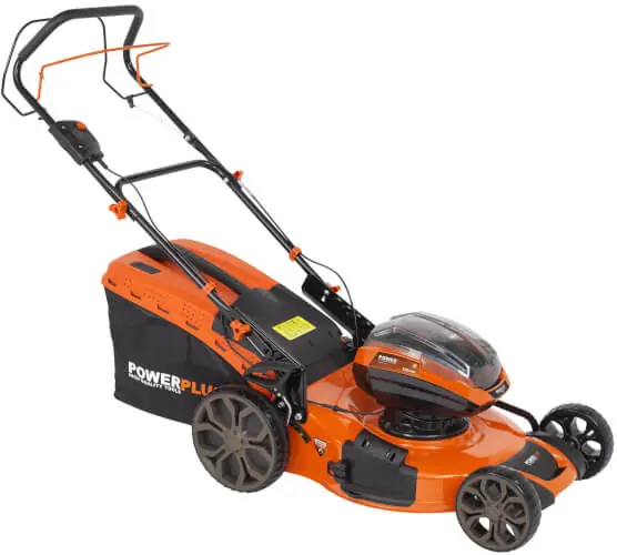 Merkkituote Akkuruohonleikkuri Dual Power 40 V + akku ja laturi, Powerplus đ