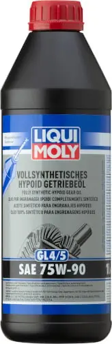 Merkkituote Hypoidivaihteistoöljy 75W-90 GL4/GL5 1 l, Liqui Moly 🙂
