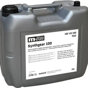 Teollisuusvaihteistoöljy Synthgear VG 100, 20 l, M-Pro 🙂 Erikoistarjous