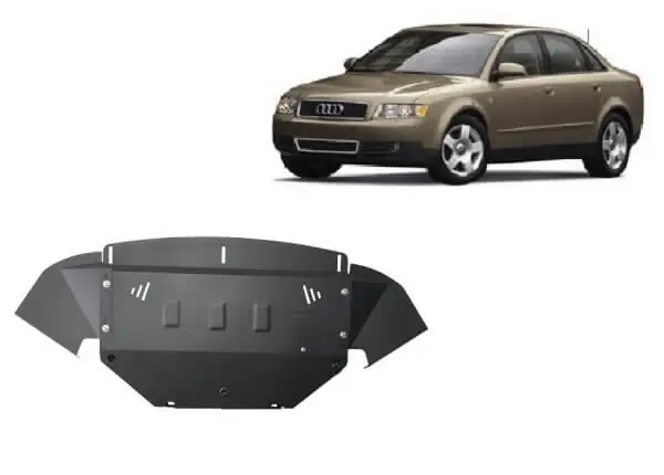 Nopea Toimitus Pohjapanssari Audi A4 (1997-2000), moottori, jäähdytin, etupuskuri, terästä 🙂