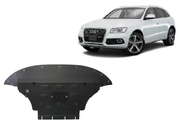 Pohjapanssari Audi Q5 (2008-2017), moottori, jäähdytin, etupuskuri, terästä 🙂 Päivän Tarjous