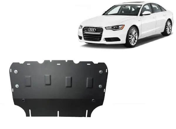 Pohjapanssari Audi A6 (2011-2018), moottori, jäähdytin, terästä 🙂 Pakollinen (Must-Have)