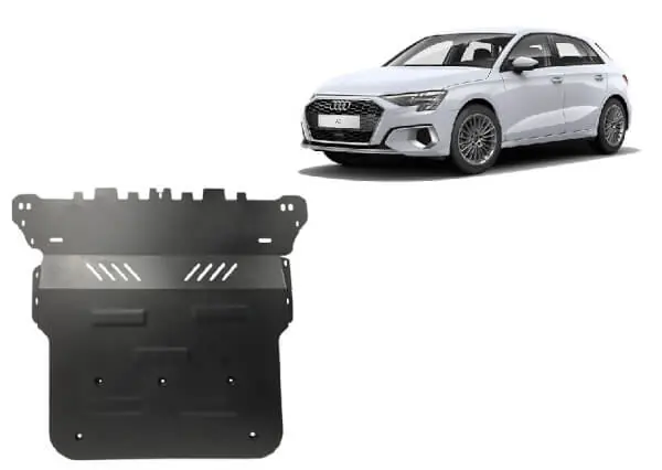 Nopea Toimitus Pohjapanssari Audi A3 (2020➟), moottori, vaihdelaatikko, jäähdytin, terästä 🙂