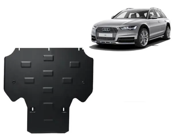 Pohjapanssari Audi A6 Allroad (2011-2018), vaihdelaatikko, terästä 🙂 Uusi Kokoelma
