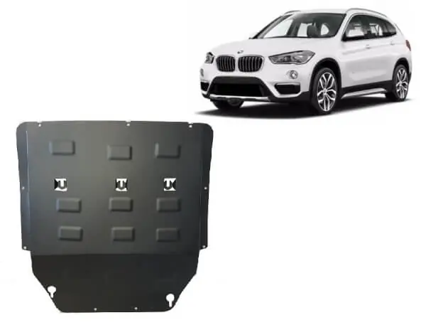 Viikonlopputarjous Pohjapanssari BMW X1 F48 (2015-2022), moottori, vaihdelaatikko, jäähdytin, terästä 🙂