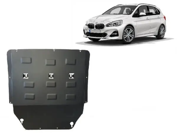 Pohjapanssari BMW 2-Sarja F45 / F46 (2013-2018), moottori, vaihdelaatikko, jäähdytin, terästä 🙂 Viikonlopputarjous