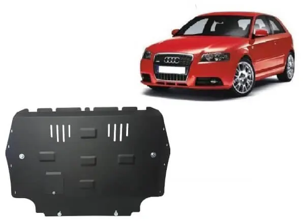 Pohjapanssari Audi A3 (2003-2012), moottori, vaihdelaatikko, jäähdytin, terästä 🙂 Kampanjahinta