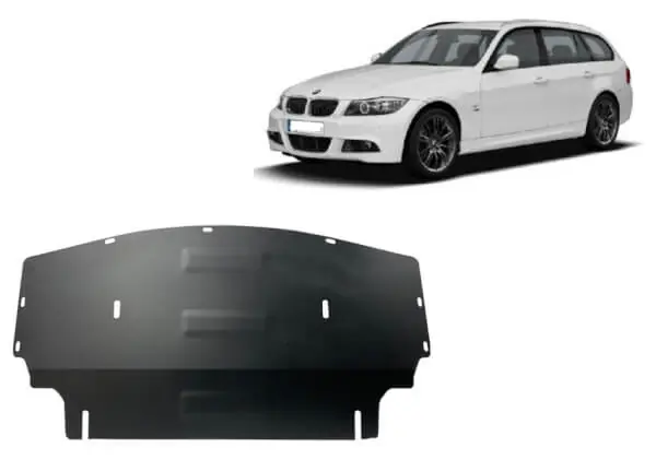 Pakollinen (Must-Have) Pohjapanssari BMW 3-Sarja E90 (2004-2013), jäähdytin, etupuskuri, terästä 🙂