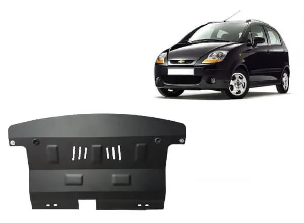 Pohjapanssari Chevrolet Spark (2005-2009), moottori, vaihdelaatikko, jäähdytin, terästä 🙂 Tilaa Nyt