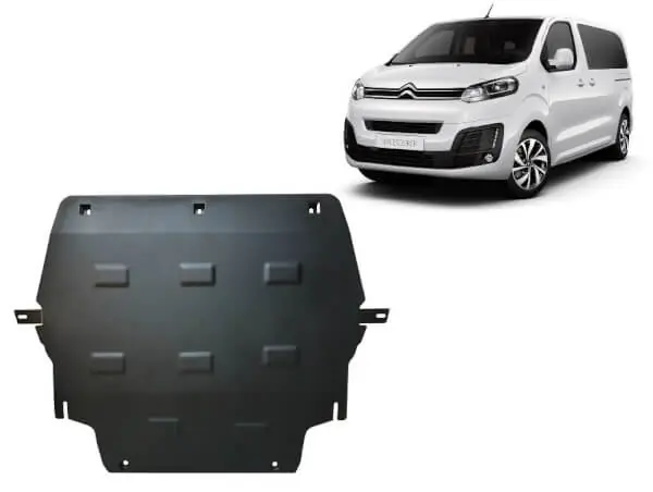 Pohjapanssari Citroën Spacetourer (2016➟), moottori, vaihdelaatikko, jäähdytin, terästä 🙂 Suosittu
