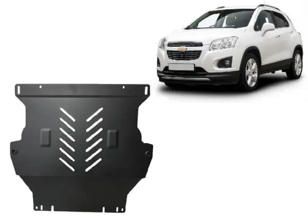 Pohjapanssari Chevrolet Trax (2012➟), moottori, vaihdelaatikko, terästä 🙂 Vain Rajoitetun Ajan