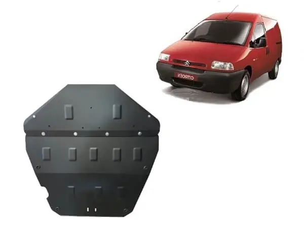 Pohjapanssari Citroën Jumpy (1994-2006), moottori, vaihdelaatikko, jäähdytin, etupuskuri, terästä 🙂 Tilaa Nyt
