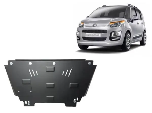 Pohjapanssari Citroën C3 (2009-2017), moottori, vaihdelaatikko, terästä 🙂 Asiakkaiden Suosikki