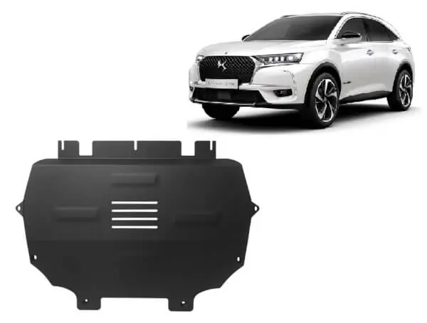Osta Verkossa Pohjapanssari Citroën DS7 Crossback (2017➟), moottori, vaihdelaatikko, jäähdytin, terästä 🙂