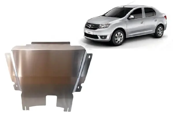 Ilmainen Palautus Pohjapanssari Dacia Logan (2012-2020), moottori, vaihdelaatikko, alumiinia đ