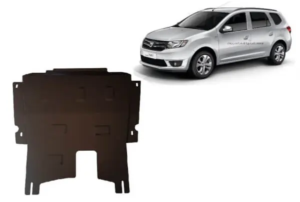 Pohjapanssari Dacia Logan (2012-2020), moottori, vaihdelaatikko, terästä 🙂 Turvallinen Maksu