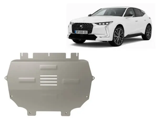 Pohjapanssari Citroën DS4 (2021➟), moottori, vaihdelaatikko, jäähdytin, etupuskuri, alumiinia 🙂 Uutuus
