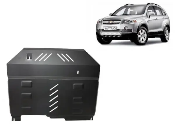 Pohjapanssari Chevrolet Captiva (2006-2010), moottori, vaihdelaatikko, jäähdytin, terästä 🙂 Asiakkaiden Suosikki