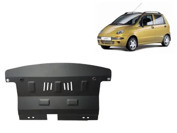 Pohjapanssari Daewoo Matiz (1998-2004), moottori, vaihdelaatikko, terästä 🙂 Lähetetään Heti