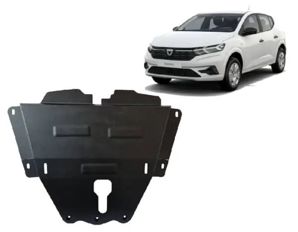 Pohjapanssari Dacia Sandero (2021➟), moottori, vaihdelaatikko, terästä 🙂 Alennus