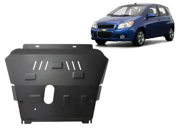Pohjapanssari Chevrolet Aveo (2008-2011), moottori, vaihdelaatikko, jäähdytin, terästä 🙂 Kampanjahinta