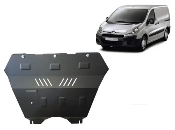 Pohjapanssari Citroën Jumpy (2007-2016), moottori, vaihdelaatikko, jäähdytin, terästä 🙂 Eniten Myyty