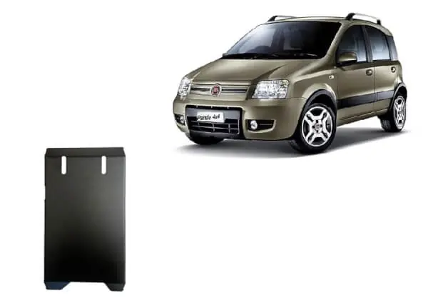 Pohjapanssari Fiat Panda (2003-2012), takatasauspyörästö, terästä 🙂 Poisto