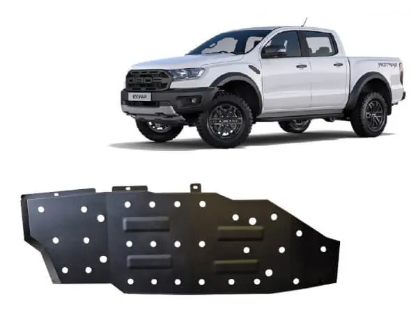 Korkea Laatu Pohjapanssari Ford Ranger Raptor (2020-2023), polttoainetankki, terästä 🙂