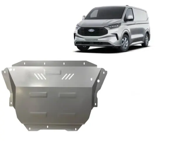 Vain Rajoitetun Ajan Pohjapanssari Ford Transit Custom (2023➟), moottori, vaihdelaatikko, jäähdytin, terästä 🙂