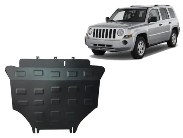 Kausialennus Pohjapanssari Jeep Patriot (2007-2017), moottori, jäähdytin, etupuskuri, terästä 🙂