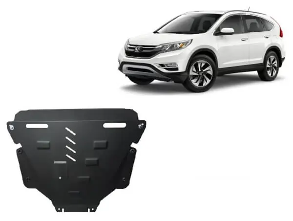 Alennettu Pohjapanssari Honda CR-V Gen 5 (2017-2022), moottori, vaihdelaatikko, jäähdytin, terästä 🙂