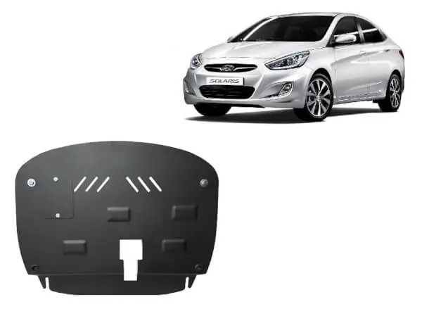 Kausialennus Pohjapanssari Hyundai Solaris (2010-2018), moottori, vaihdelaatikko, terästä 🙂