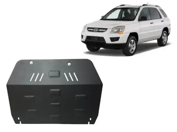 Tilaa Nyt Pohjapanssari Kia Sportage (2004-2010), moottori, vaihdelaatikko, jäähdytin, terästä 🙂
