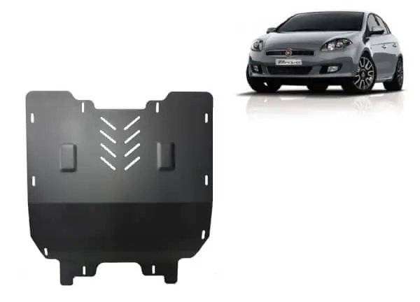 Pohjapanssari Fiat Bravo (2007-2014), moottori, vaihdelaatikko, terästä 🙂 Alkuperäinen