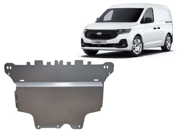 Superhinta Pohjapanssari Ford Transit Connect (2024➟), moottori, vaihdelaatikko, jäähdytin, etupuskuri, alumiinia 🙂