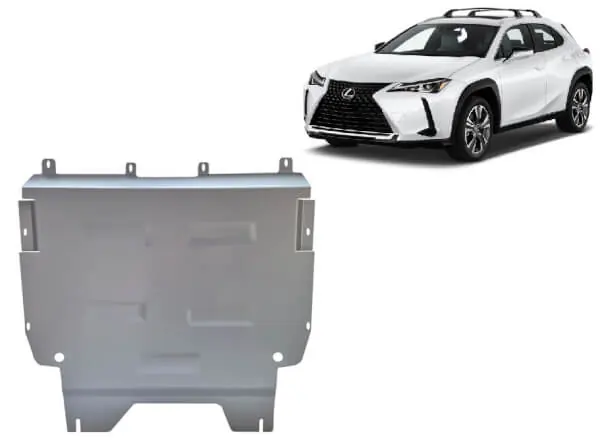 Pohjapanssari Lexus UX (2019➟), moottori, vaihdelaatikko, jäähdytin, alumiinia 🙂 Uutuus