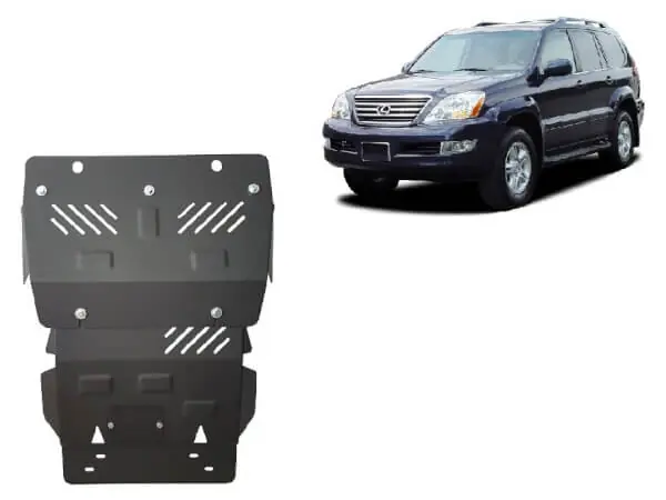 Viikonlopputarjous Pohjapanssari Lexus GX (2002-2009), moottori, jäähdytin, etupuskuri, terästä 🙂