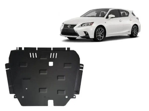 Löytö Pohjapanssari Lexus CT (2011➟), moottori, vaihdelaatikko, jäähdytin, terästä 🙂